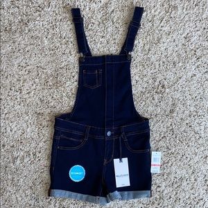 Wallflower Juniors Denim Shortalls size xs